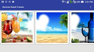 Summer Beach Frames скриншот 1