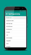 برنامه‌نما SQL Programming عکس از صفحه
