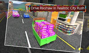 Tuk Tuk Auto Rikshaw Cargo Simulator 3D screenshot 2