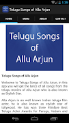 Telugu Songs of Allu Arjun ภาพหน้าจอ 1