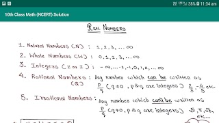Handwritten Notes 10th Class Math 截图 1
