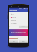 برنامه‌نما PassGenerator (Password generator) عکس از صفحه