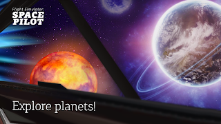 برنامه‌نما Pilot in space simulator عکس از صفحه