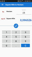 Square Mile to Hectare / sq mi to ha ภาพหน้าจอ 1