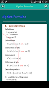 উচ্চতর গণিতের সূত্রাবলী screenshot 1