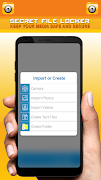 Secret File Locker - Security Lock App تصوير الشاشة 1
