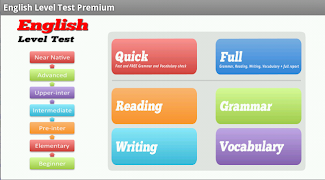 برنامه‌نما English Level Test عکس از صفحه