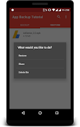 برنامه‌نما APK Backup Restore عکس از صفحه