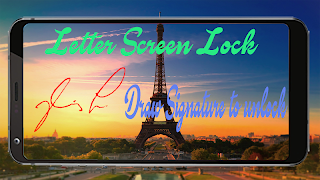 برنامه‌نما Letter Lock Screen عکس از صفحه