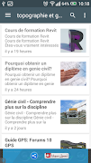 برنامه‌نما topographie et genie civil عکس از صفحه
