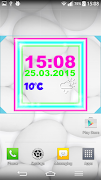 Neon Digital Weather Clock স্ক্রিনশট 3