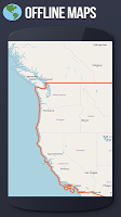 ✅Us Pacific Offline Maps with gps free screenshot 1