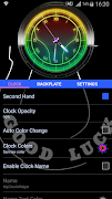 Neon Lights Clock Widget screenshot 3
