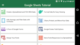 Sheets Tutorial スクリーンショット 3
