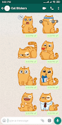 Cute Cat Stickers - WAStickerApps Ekran Görüntüsü 2