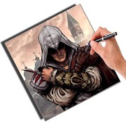 Bagaimana Menggambar Assassin Creed For Fans screenshot 3