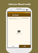 برنامه‌نما Islamic Wazaif Organizer عکس از صفحه