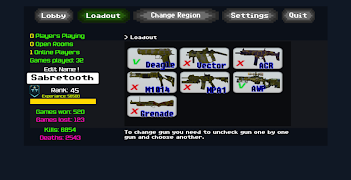 Combat Pixel Arena 3D Infinity Multiplayer syot layar 6