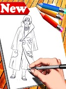 How to Draw Naruto Characters Ekran Görüntüsü 7