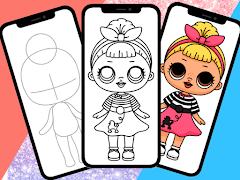 How to draw dolls : Step by Step 스크린샷 3