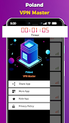 Poland VPN Master syot layar 1
