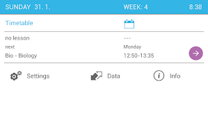 Horario escolar captura de pantalla 1