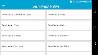 Learn React Native imagem de tela 2