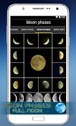 Phases de le Lune, Mensuel Agenda Eclipse Gratuit capture d'écran 5