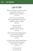 The Beatles Lyrics screenshot 3