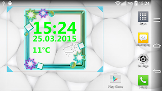 Neon Digital Weather Clock স্ক্রিনশট 6