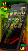 Reggae Nation Color Smoke Theme imagem de tela 2