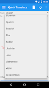 Quick Translate captura de pantalla 1