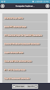 Computer keyboard All shortcut keys постер