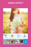 1 Schermata Heart Photo Effect Video Maker