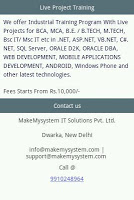Live Project Training скриншот 1