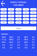 Calculadora Matrix Cofactor captura de pantalla 2