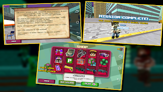 Mutant Block Zombie Attack 截图 1