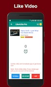 Like4Like Pro - Tambah suka untuk video youtube screenshot 1
