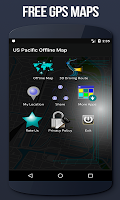 ✅Us Pacific Offline Maps with gps free screenshot 2
