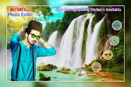 Waterfall Photo Editor : Water Photo Frame скриншот 3