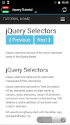 Jquery Full Tutorial Offline screenshot 3