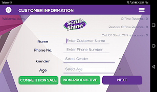 Scrub Shine Interception App 포스터