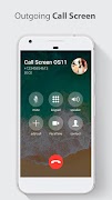 Call Screen Theme OS 11 Phone 8 syot layar 5