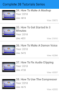 Video Audacity tutorials capture d'écran 3