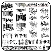 Art de hand Letter-poster