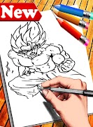 How to Draw DBZ Characters ภาพหน้าจอ 2