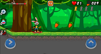 Rabbit Skating Fun পোস্টার