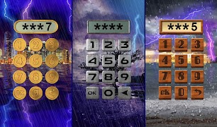 雷雨锁屏。 截图 5