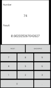 Calculadora de raízes quadradas imagem de tela 3