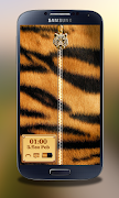 Tiger Zipper Lock Screen скриншот 2